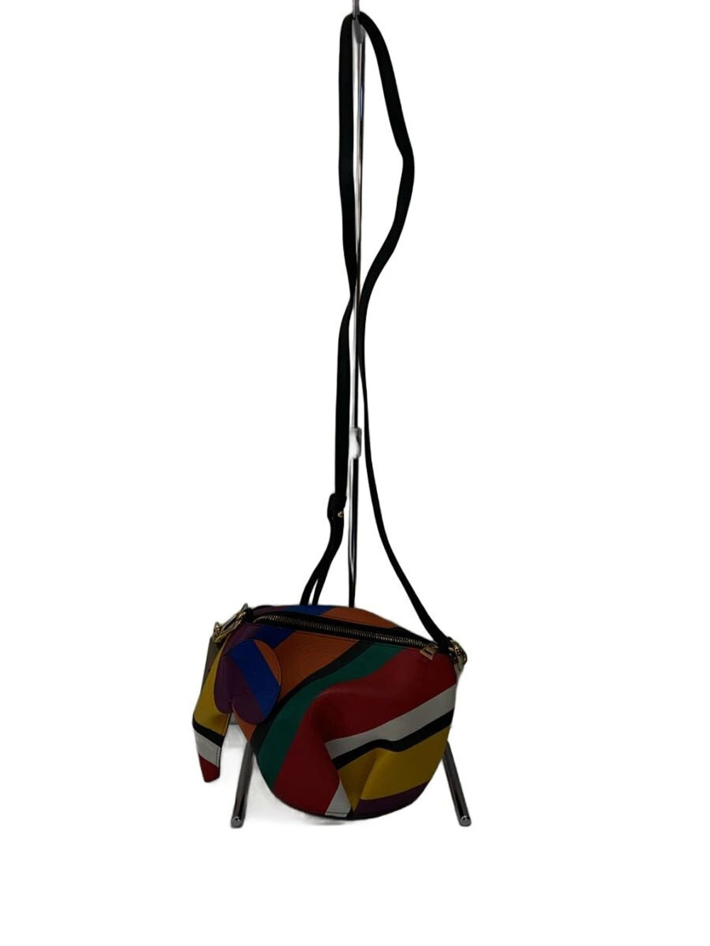 Loewe Elephant Shoulder Bag blemishes Leather Multicolor
